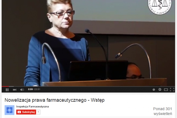 Konferencja GIF na You Tube GIF zamieszcza materiały audiowizualne z konferencji o Prawie farmaceutycznym