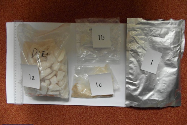 Wartość zabezpieczonych substancji to 240 tys. zł. Fot. CBŚ Lublin: CBŚ zabezpieczyło 3 kg pochodnej mefedronu