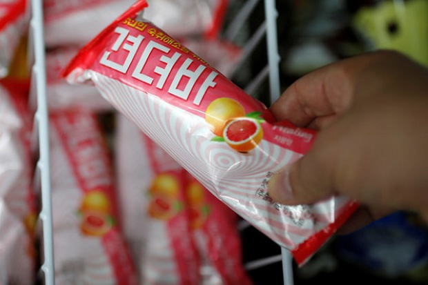Korea: lody na kaca