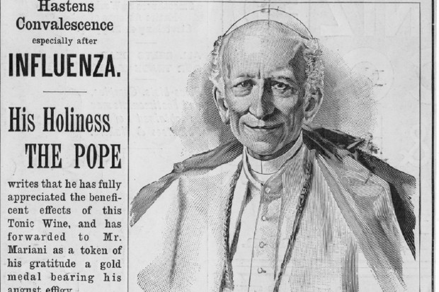 Produkt reklamowany przez papieża (fot. spidersweb.pl) Historia: ten produkt reklamował sam papież
