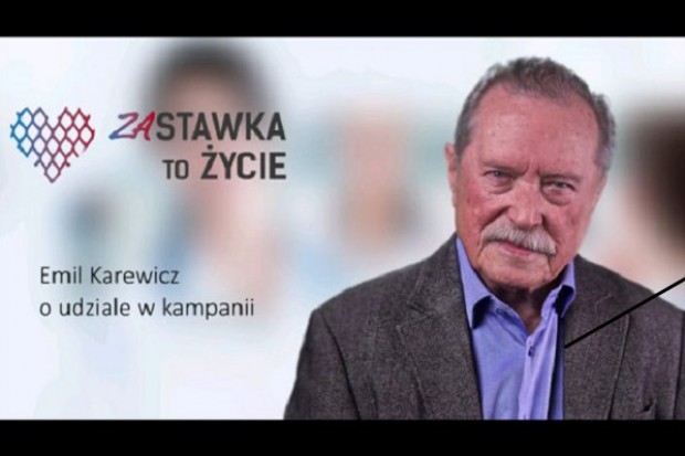 Aktor promuje zabiegi implantacji zastawek