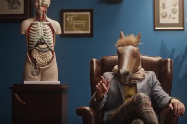 MZ przedstawia kolejnyc spot (fot. You Tube) MZ raz postawiło na króliki, teraz na konie