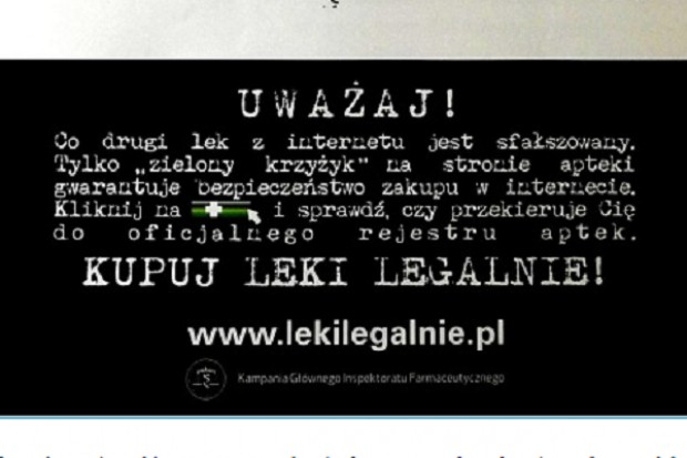 Krakowskie apteki wspierają kampanię GIF (Fot. Archiwum) „Kupuj leki legalnie” – Izba wspiera kampanię GIF