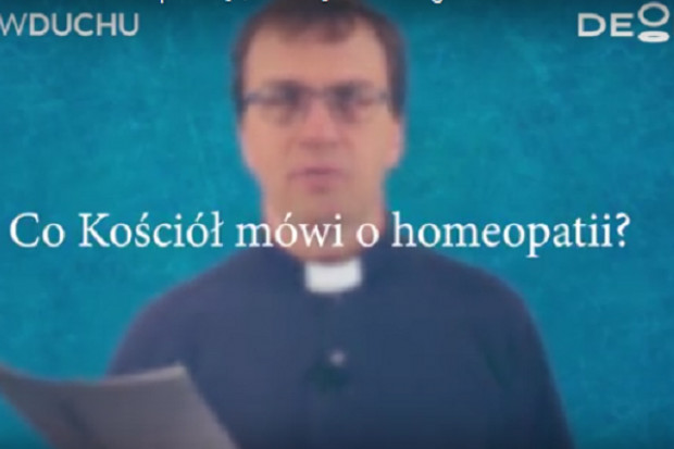 Ksiądz na temat homeopatii (fot. archiwum) Jan Paweł II nie powiedział, że homeopatia jest grzechem, ale...
