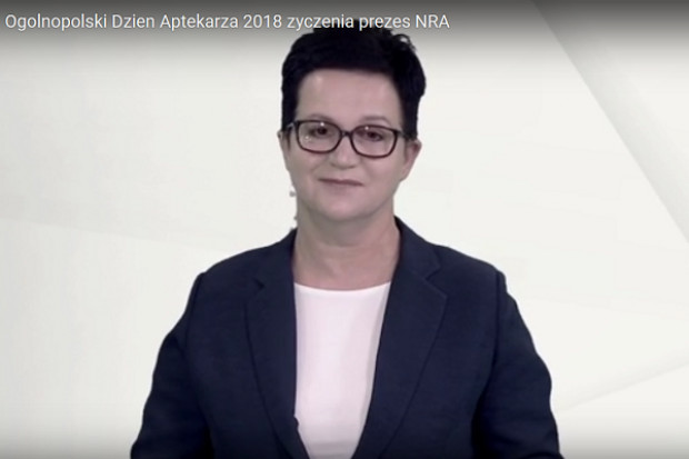 Prezes NRA życzy farmaceutom (fot. You Tube) Czeka na nas wiele wyzwań