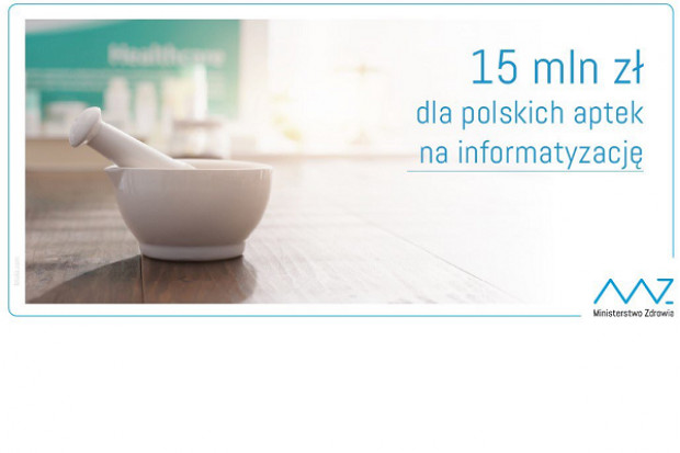 MZ zapowiada: 15 mln zł na informatyzację polskich aptek (fot. archiwum) Informatyzacja systemu i e-recepta: ulgi dla właścicieli aptek
