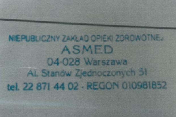 Nieaktualna piczątka, którą posługują się fałszerze recept (fot. archiwum) NZOZ informuje: te recepty są podrobione