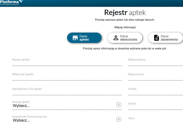 Zmiany w rejestrze aptek CSIOZ (fot. archiwum) CSIOZ: nowy rejestr aptek