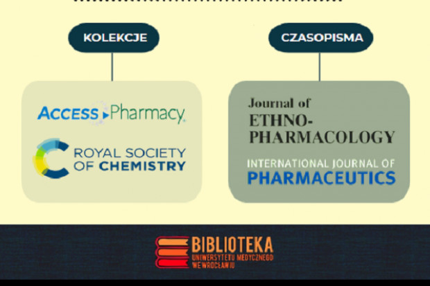 Jak informuje uczelnia, po raz pierwszy pracownicy i studenci zyskają dostęp do Access Pharmacy (fot. UM Wrocław) UMW wykupił dostęp do nowych publikacji dla farmaceutów