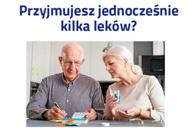 Aż 1/3 Polaków po 65 roku życia przyjmuje co najmniej 5 leków dziennie (Fot. NFZ) Polipragmazja: więcej nie zawsze znaczy lepiej. NFZ rusza z kampanią i publikuje raport