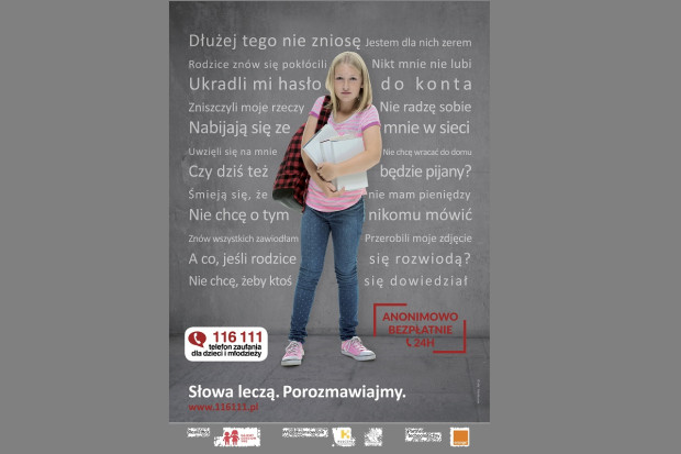 Problemy zdrowia psychicznego dzieci są często związane z trudnościami w relacjach z rówieśnikami, rodzicami, kłopotami w szkole oraz sytuacjami, w których dziecko doświadcza przemocy (fot. Fundacja) Telefon Zaufania dla Dzieci i Młodzieży. Od 1 marca