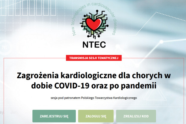 Dostęp do wszystkich transmisji debat live konferencji od maja do czerwca 2020 będzie możliwy po zarejestrowaniu się na stronie hccongress.pl (fot. PTWP) NTEC 2020 online: kardiologia w dobie epidemii i po