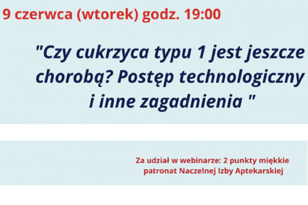 Zaproszenie na webinar (fot. archiwum) Webinar: będzie o cukrzycy typu I