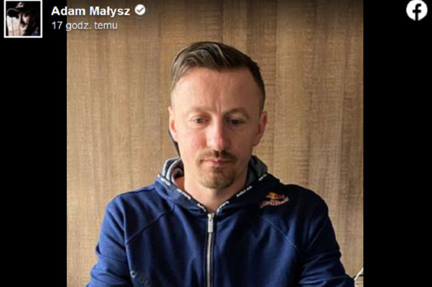 Skoczek informuje o zakażeniu (fot. TT) Adam Małysz zakażony koronawirusem. Dbajcie o siebie i uważajcie - apeluje